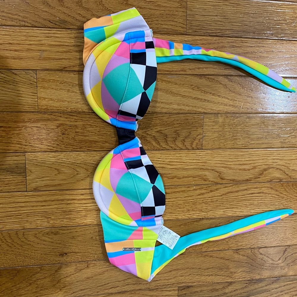 Mara Hoffman geo bikini top